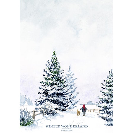 Kunstprint Winter Wonderland A4