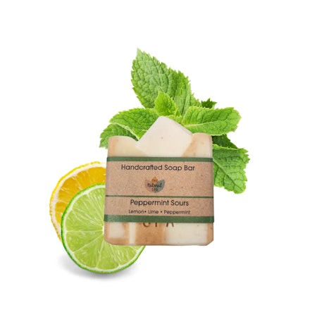 Såpebar m/tau, peppermint, sitron og lime
