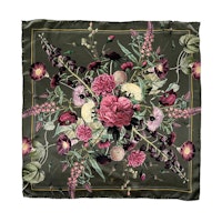 Silkeskjerf Blossom Garden 50x50cm