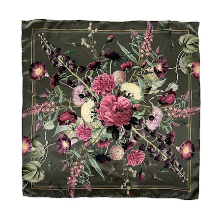 Silkeskjerf Blossom Garden 50x50cm