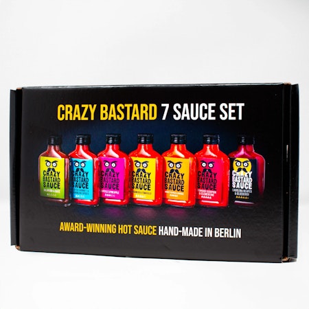Crazy bastard chilisaus 7-pack