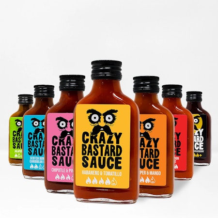 Crazy bastard chilisaus 7-pack