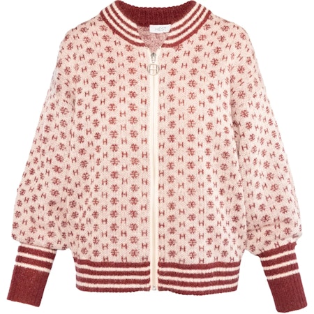 Hést logo rose smoke kort jakke