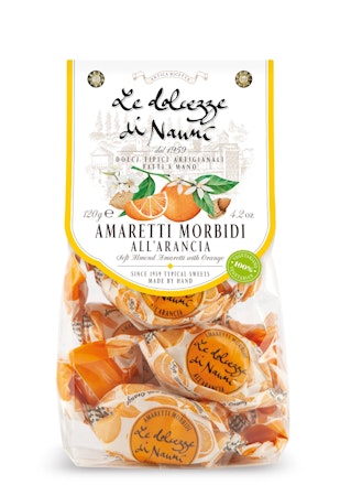 Amaretti med appelsin, håndlaget i Italia