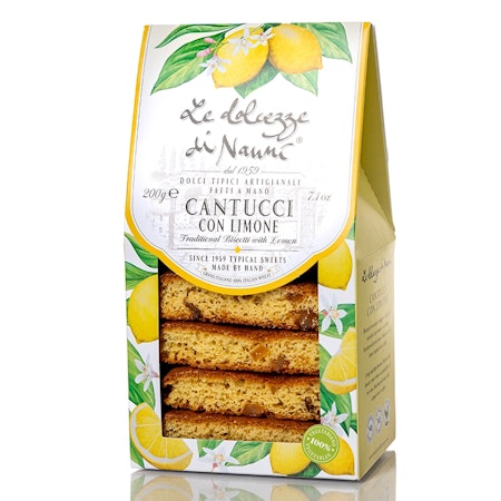 Cantucci med sitron, håndlaget i Italia