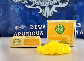 Charles Butler sukkerfri sitronsorbet-drops