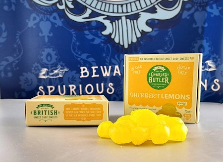 Charles Butler sukkerfri sitronsorbet-drops