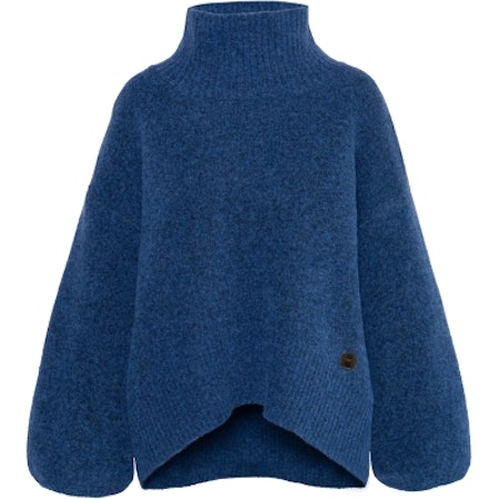 Hést FAM navy kort genser