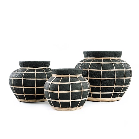 Krukke Belly M håndlaget terracotta 23x29cm