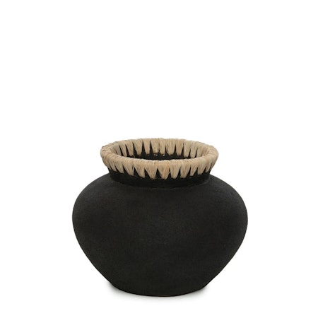 Krukke Styly L håndlaget terracotta 27x33cm