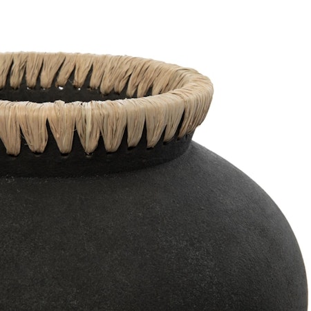 Krukke Styly L håndlaget terracotta 27x33cm