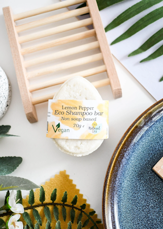 Shampoo-bar Sitron & Pepper "Curly Hair Method", ikke såpebasert