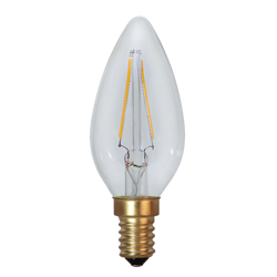 LED-Lampa E14 C35 Soft Glow 120lm 353-01