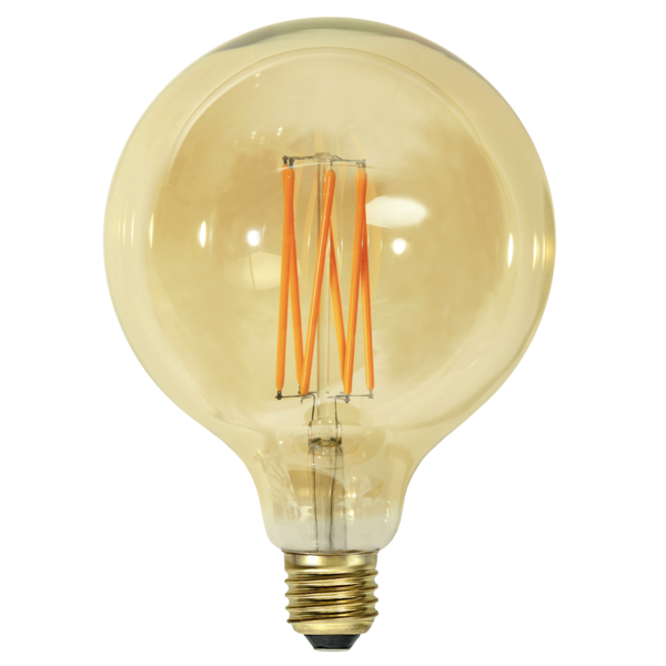 LED-Lampa E27 G125 Vintage Gold 240lm 354-52