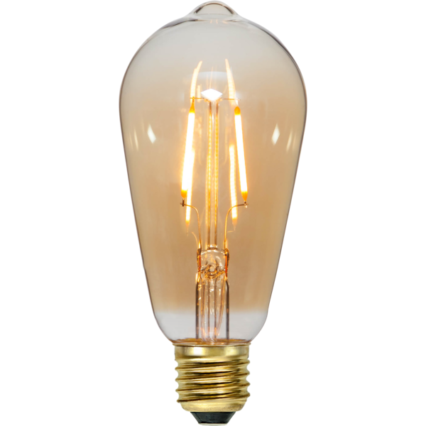 LED-Lampa E27 ST64 Soft Glow 80lm 355-70