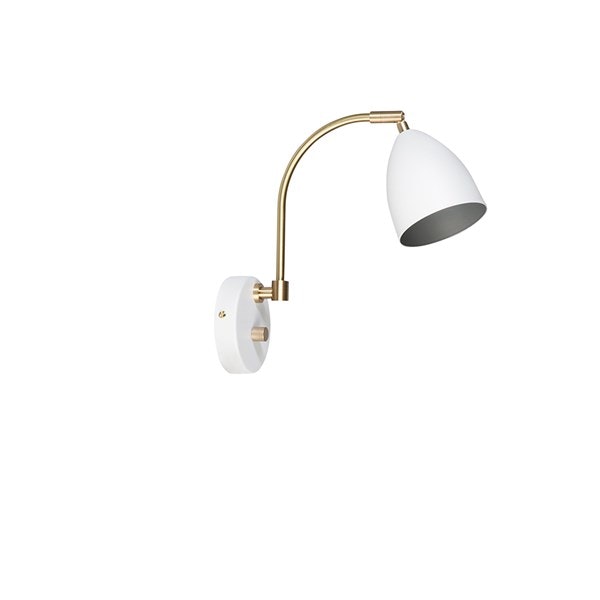 Belid Delux V5076 Vägglampa LED Vit/mässing