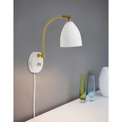 Belid Delux V5076 Vägglampa LED Vit/mässing