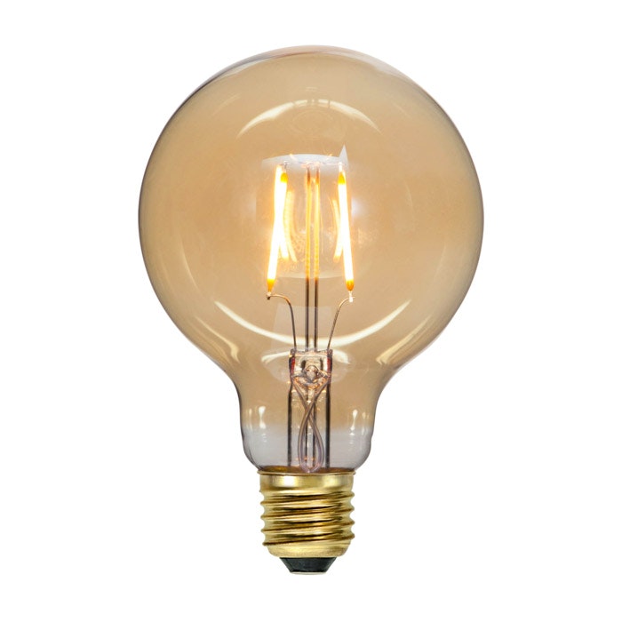 LED-Lampa E27 G95 Plain Amber 80lm 355-51