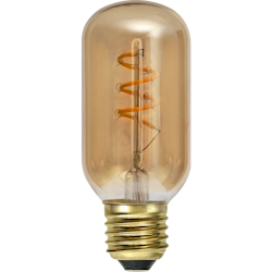 LED-Lampa E27 T45 Decoled Spiral Amber 90lm 354-45-1