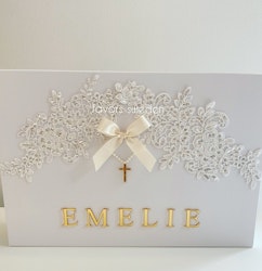 LEANDRA Lace Box with Plexi