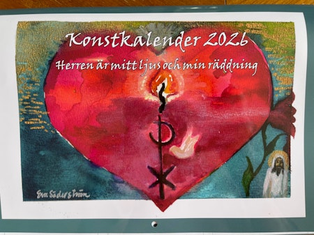NYHET! Konstkalender 2026- "Herren är mitt ljus och min räddning"