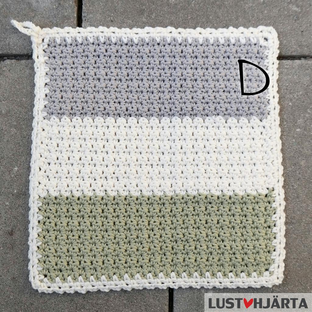 Virkad disktrasa - DRÖM - design by Pia