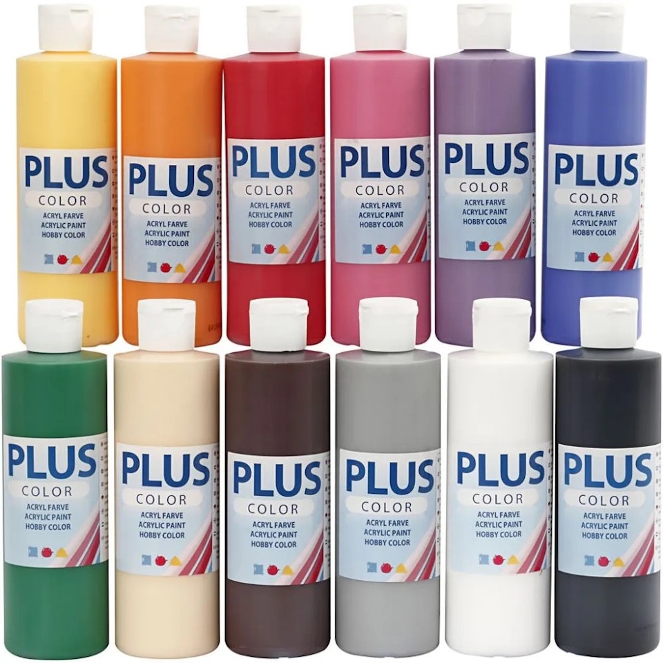 Plus Color akrylfärg 250ml