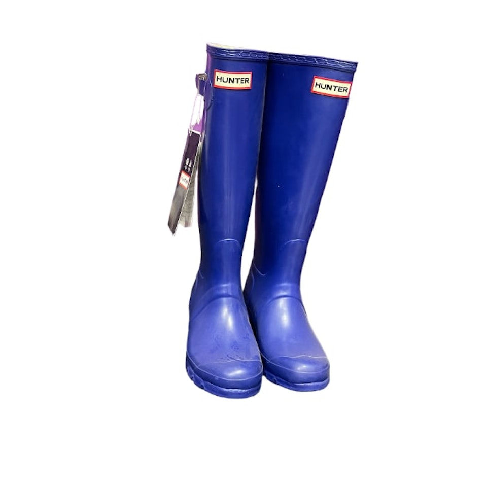 Hunter Original Tall Gloss Cobalt