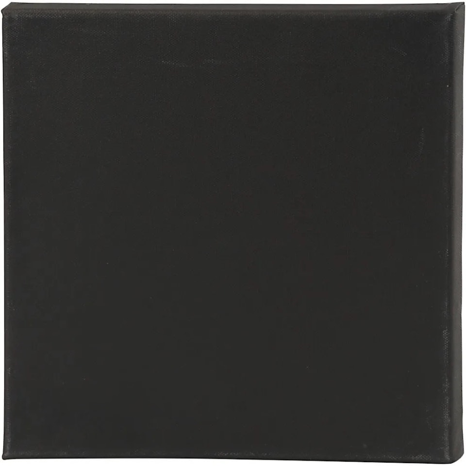 Canvas fyrkantig  svart 360g