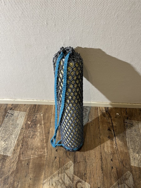 Virkad väska till Yogamatta
