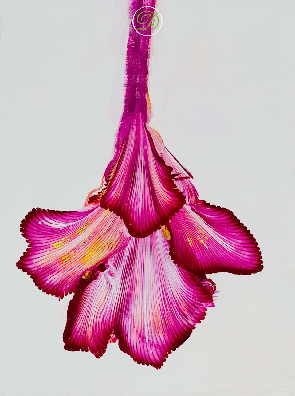 Pouringtavlan Flower
