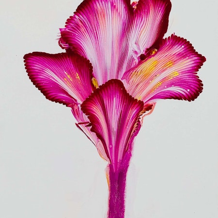 Pouringtavla Flower