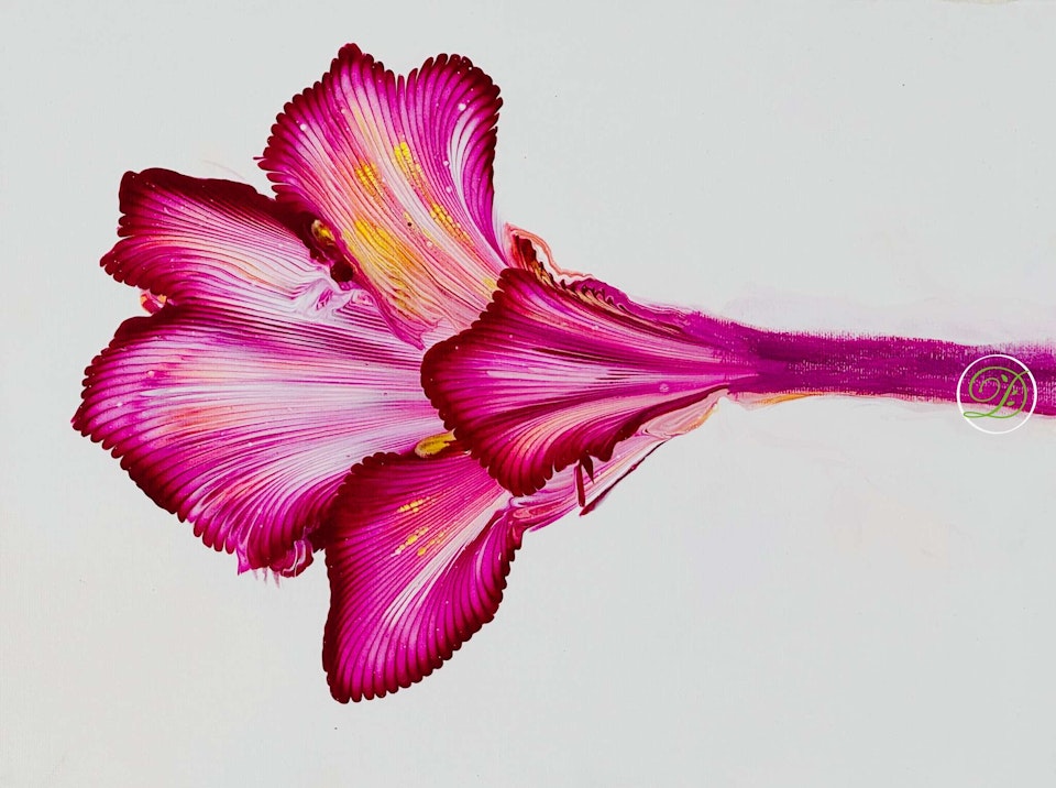 Pouringtavlan Flower