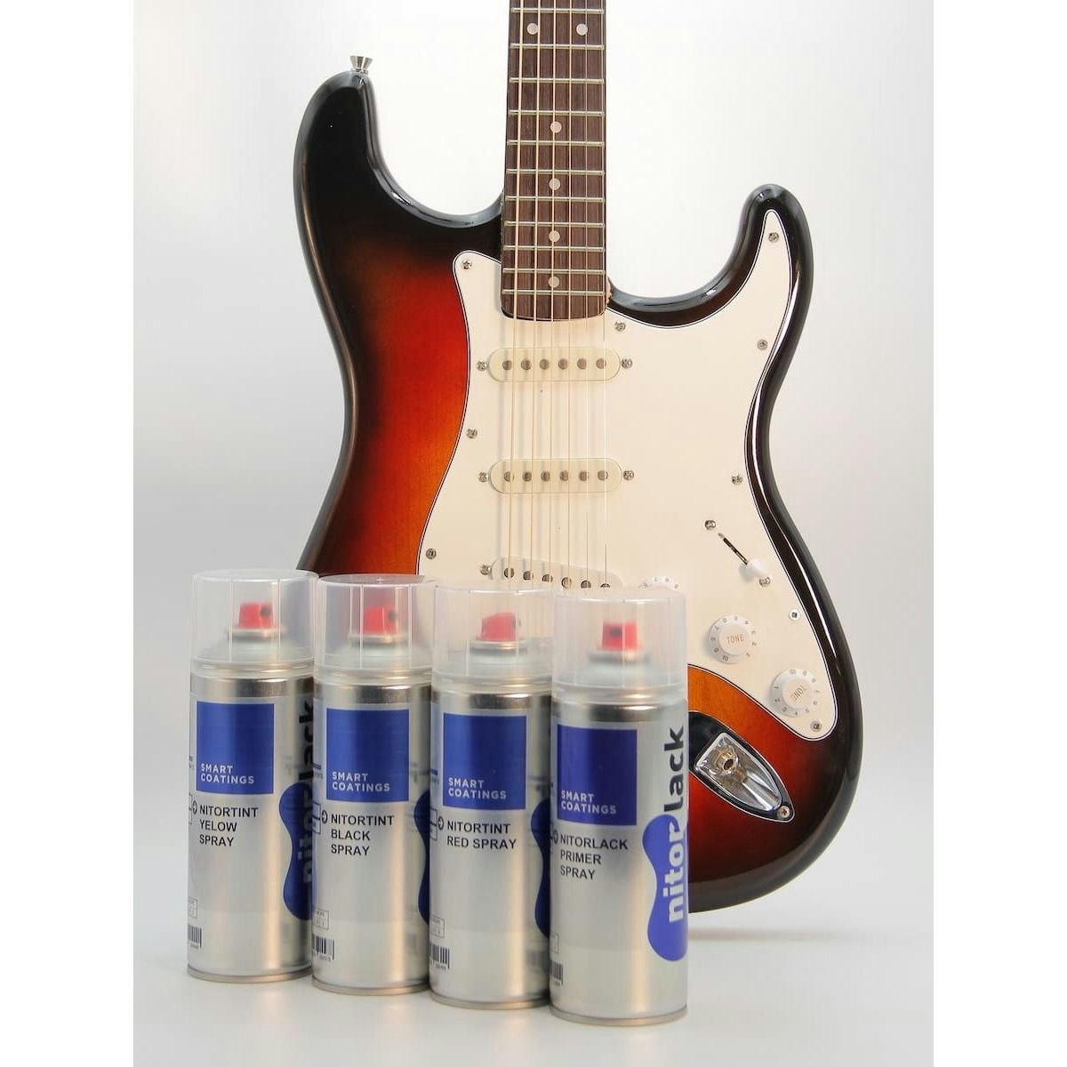 Cellulosa lack, 3- tone Sunburst Kit