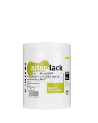 Nitor Aqua Lack - 1liter Vit Matt