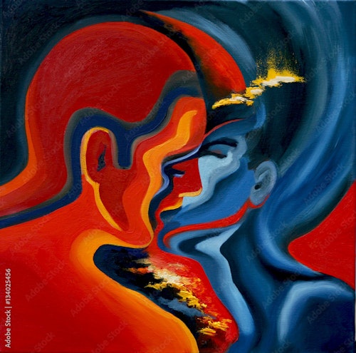 Lovers  120cm*120 cm