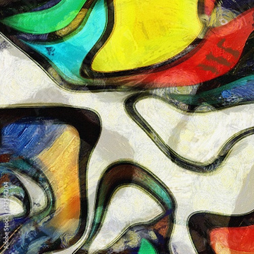 Abstrakt 1: 120cm*120cm