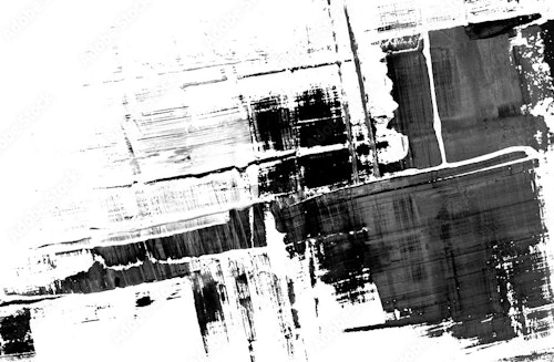 Abstrakt Svart&/Vit: 180cm*120cm