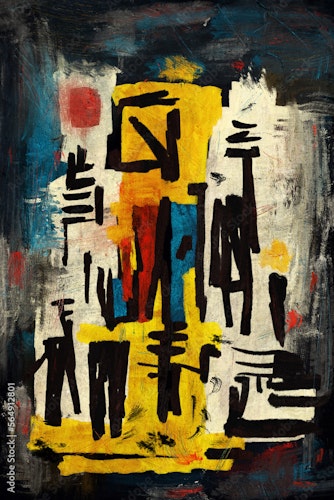Abstrakt 223 120cm*180cm