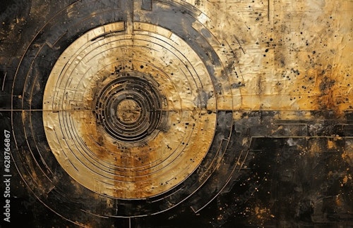 Gold Abstrakt 180cm*120cm