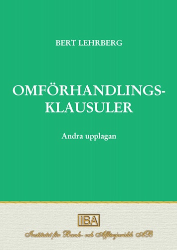 Omförhandlingsklausuler