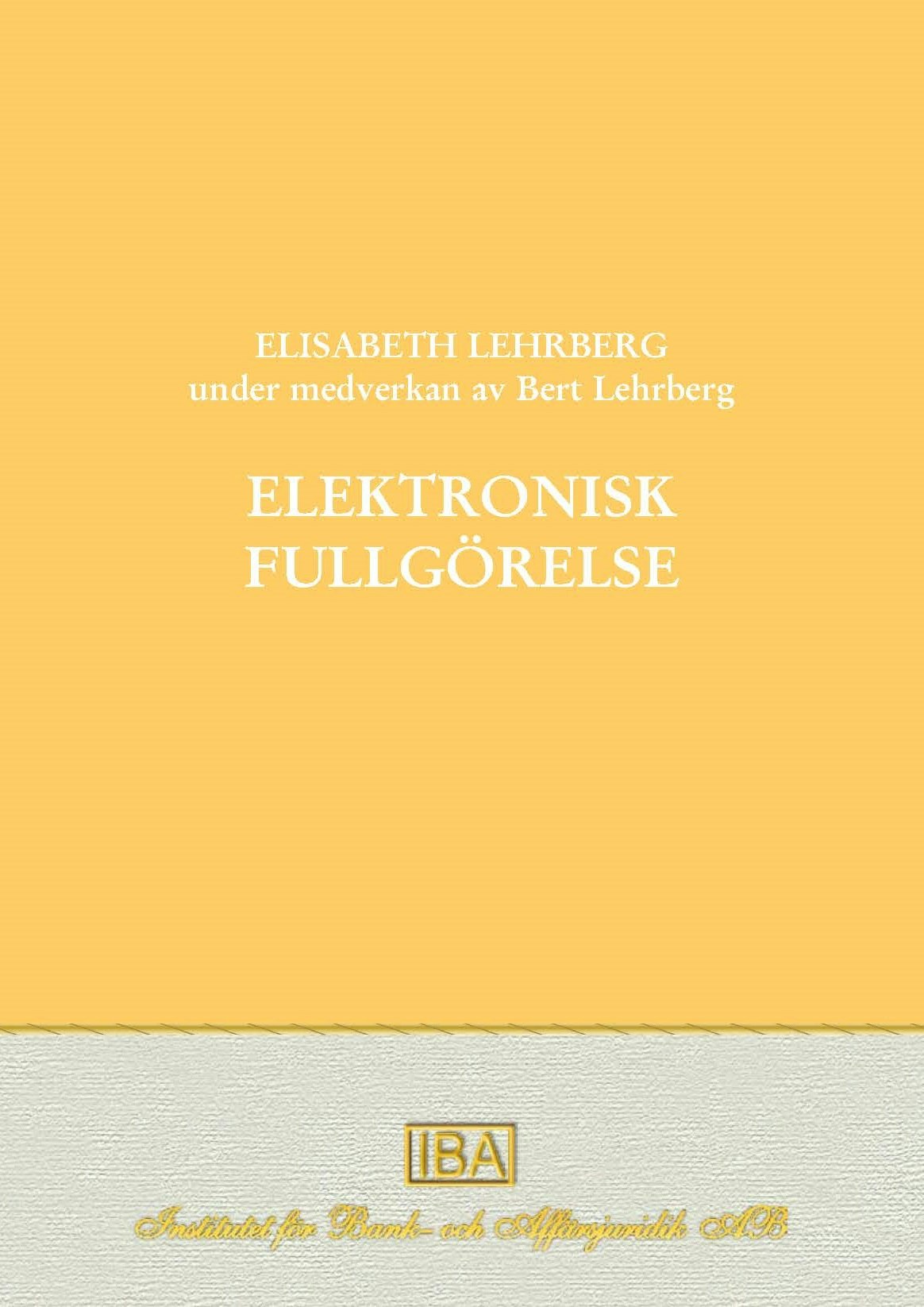 Elektronisk fullgörelse