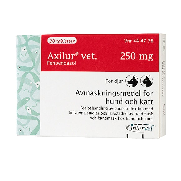 Axilur vet. 250 mg 2 x 10 tablett(er) Tablett