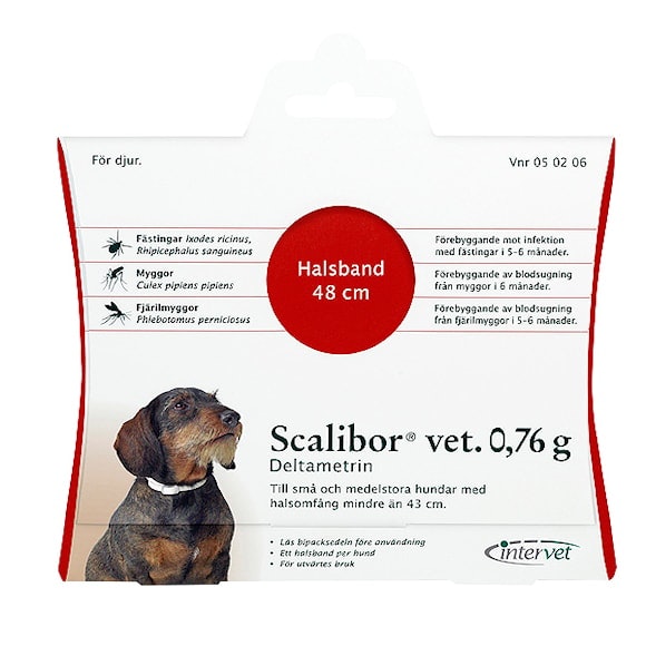 Scalibor vet. 0,76 g 48 cm Medicinskt halsband