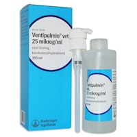 Ventipulmin vet. 25 mikrogram/ml 355 milliliter Oral lösning