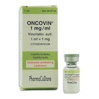 Oncovin Injektionsvätska, lösning 1 mg/ml  1ml