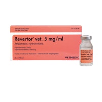 Revertor vet® 5mg/ml  5 x 10 milliliter injektionsvätska, lösning