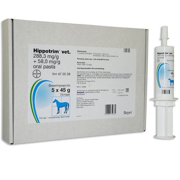 Hippotrim® vet. 288,3 mg/g + 58,0 mg/g Oral pasta 5 x 45 g