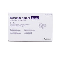 Marcain® spinal 5 mg/ml 5x4 ml