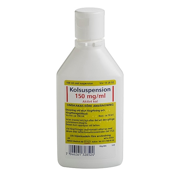 Kolsuspension 150 mg/ml 100 ml